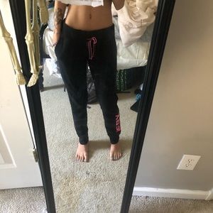 Reebok Jogger Sweat Pants Black/Pink